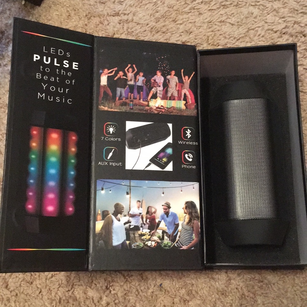 Authentic MultiTech Audio Power Pulse LED Speaker - Picture 3 of 6
